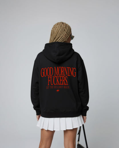 Oversized Hoodie - Good Morning Fuckers