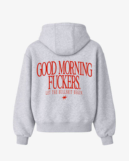 Oversized Hoodie - Good Morning Fuckers