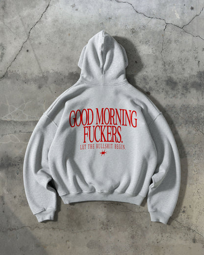 Oversized Hoodie - Good Morning Fuckers
