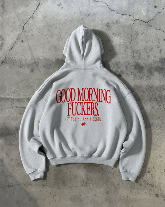 Oversized Hoodie - Good Morning Fuckers