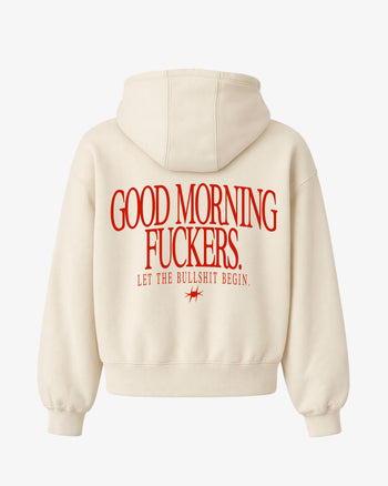 Oversized Hoodie - Good Morning Fuckers