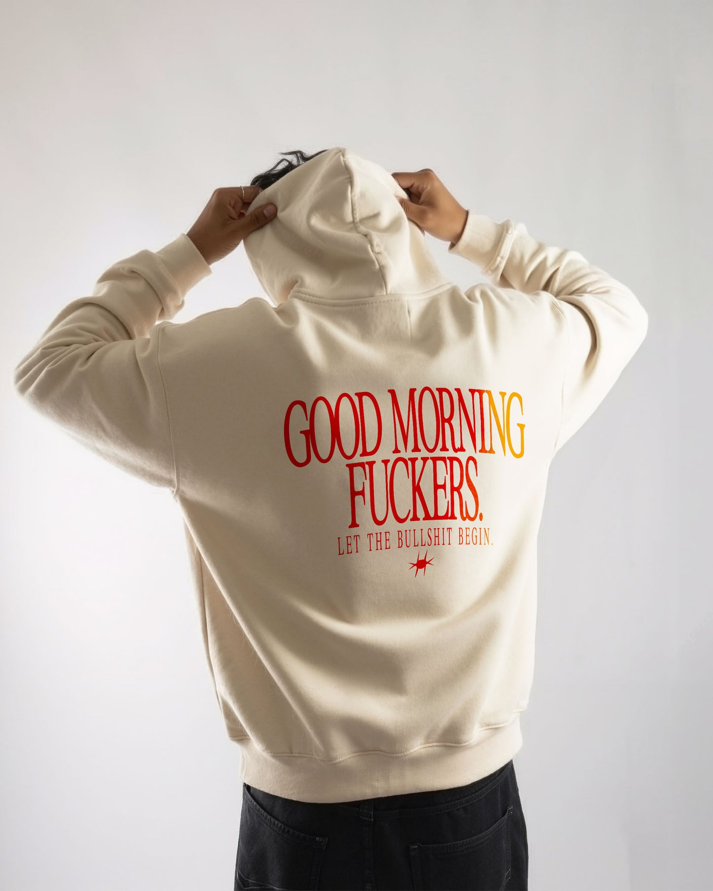 Oversized Hoodie - Good Morning Fuckers