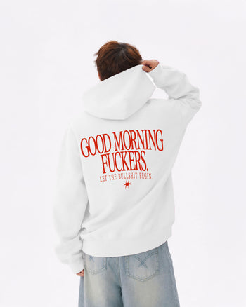 Oversized Hoodie - Good Morning Fuckers