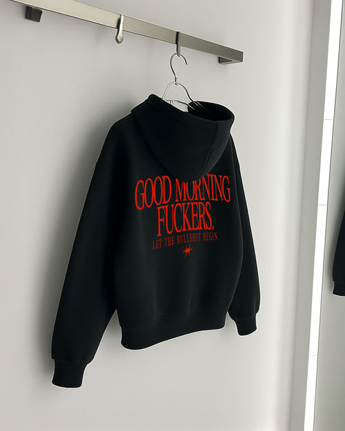 Oversized Hoodie - Good Morning Fuckers