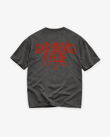 Heavy Oversized Tee - Good Morning Fuckers