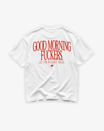 Heavy Oversized Tee - Good Morning Fuckers
