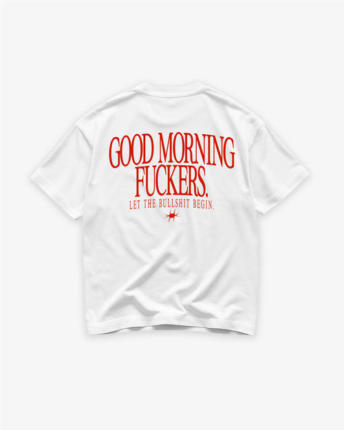 Heavy Oversized Tee - Good Morning Fuckers
