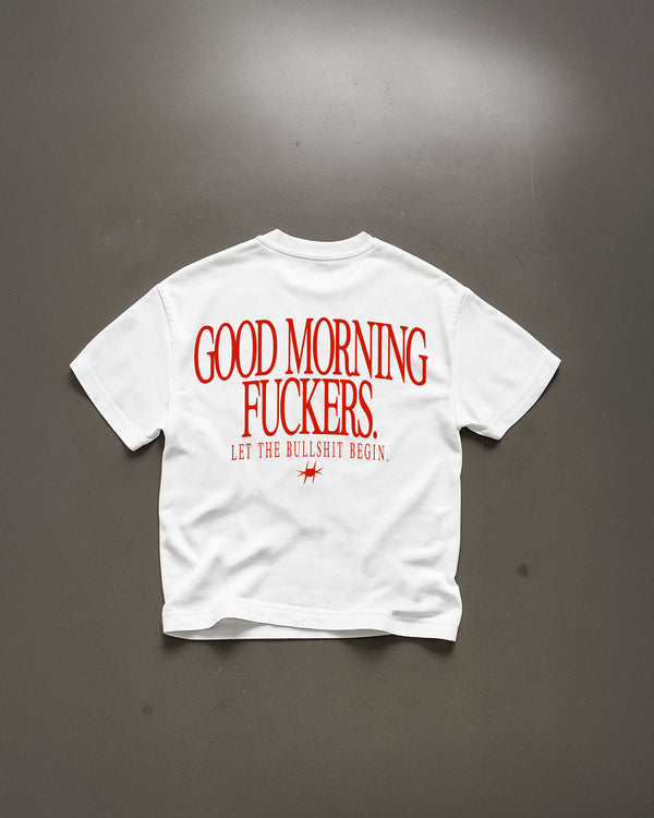 Heavy Oversized Tee - Good Morning Fuckers