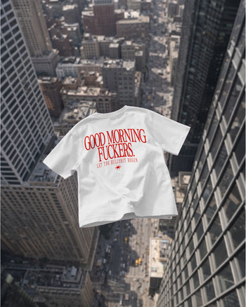 Heavy Oversized Tee - Good Morning Fuckers