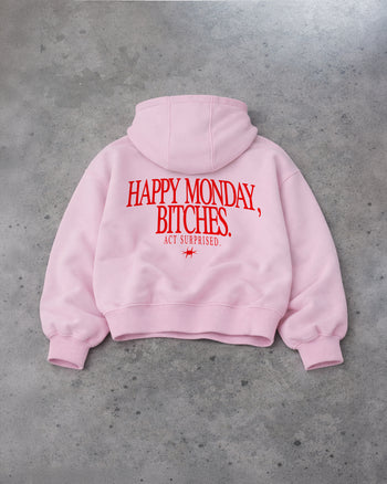 Oversized Hoodie - Happy Monday, Bitches