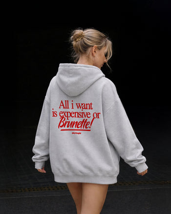 Oversized Hoodie - Expensive or Brunette