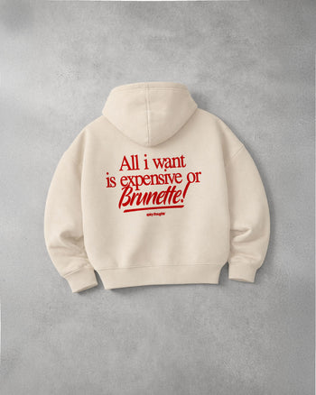 Oversized Hoodie - Expensive or Brunette
