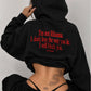 Oversized Hoodie - I Will Block You