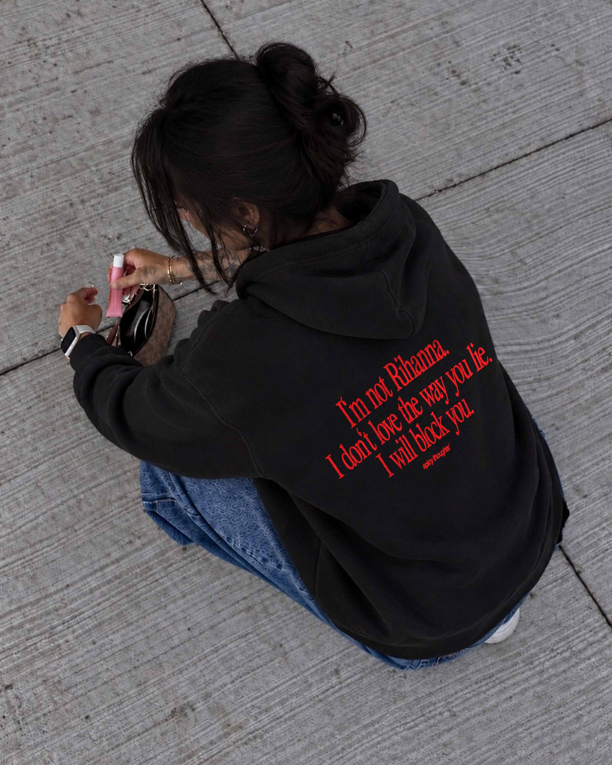 Oversized Hoodie - I Will Block You