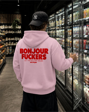 Oversized Hoodie - Bonjour Fuckers