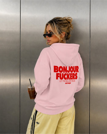 Oversized Hoodie - Bonjour Fuckers
