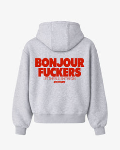Oversized Hoodie - Bonjour Fuckers