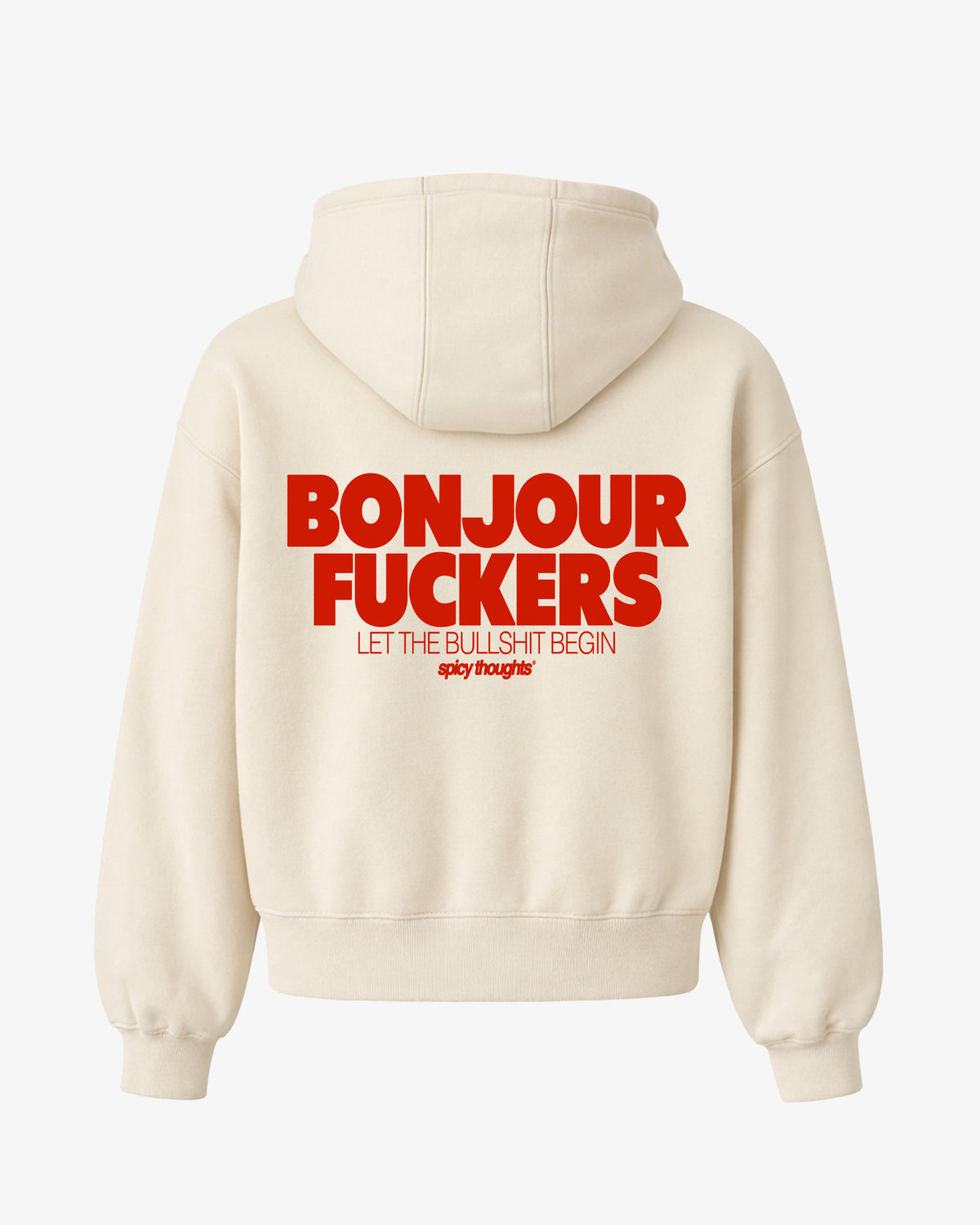 Oversized Hoodie - Bonjour Fuckers