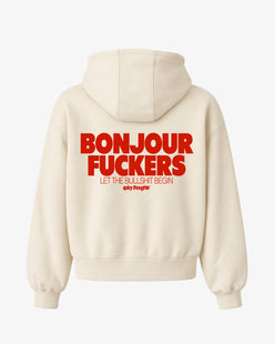 Oversized Hoodie - Bonjour Fuckers