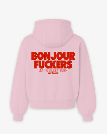 Oversized Hoodie - Bonjour Fuckers