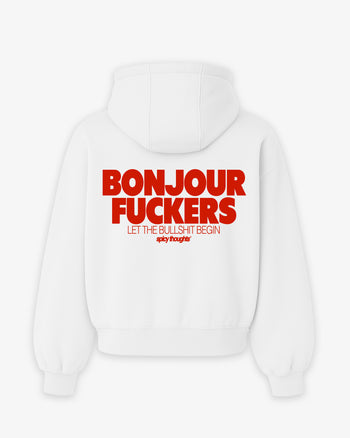 Oversized Hoodie - Bonjour Fuckers