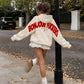 Oversized Hoodie - Bonjour Fuckers Back Arch