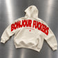 Oversized Hoodie - Bonjour Fuckers Back Arch