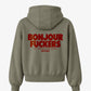 Oversized Hoodie - Bonjour Fuckers