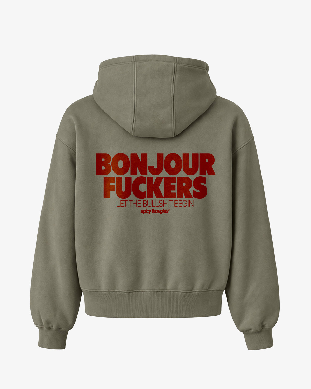 Oversized Hoodie - Bonjour Fuckers