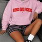 Oversized Hoodie - Buenos Dias Fuckers Curve