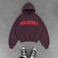 Oversized Hoodie - Buenos Dias Fuckers Curve