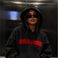 Oversized Hoodie - Buenos Dias Fuckers Curve