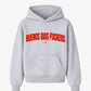 Oversized Hoodie - Buenos Dias Fuckers Curve