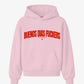 Oversized Hoodie - Buenos Dias Fuckers Curve