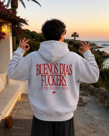 Oversized Hoodie - Buenos Dias Fuckers