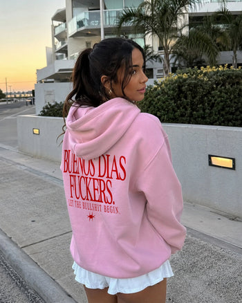 Oversized Hoodie - Buenos Dias Fuckers