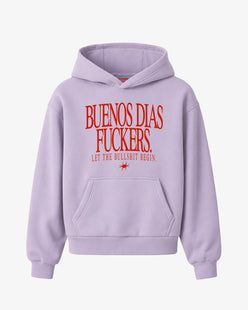 Oversized Hoodie Girls - Buenos Días Fuckers Frontprint