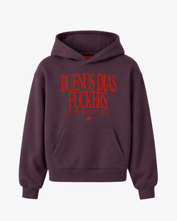 Oversized Hoodie Girls - Buenos Días Fuckers Frontprint