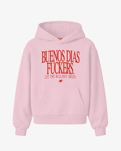 Oversized Hoodie Girls - Buenos Días Fuckers Frontprint