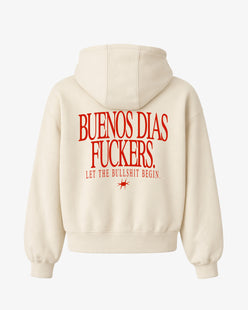 Oversized Hoodie - Buenos Dias Fuckers