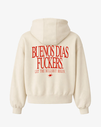 Oversized Hoodie - Buenos Dias Fuckers