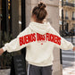 Oversized Hoodie - Buenos Dias Fuckers Back Arch