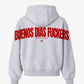 Oversized Hoodie - Buenos Dias Fuckers Back Arch