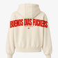Oversized Hoodie - Buenos Dias Fuckers Back Arch
