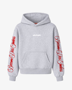 Oversized Hoodie - Buenos Dias Fuckers Sleeve