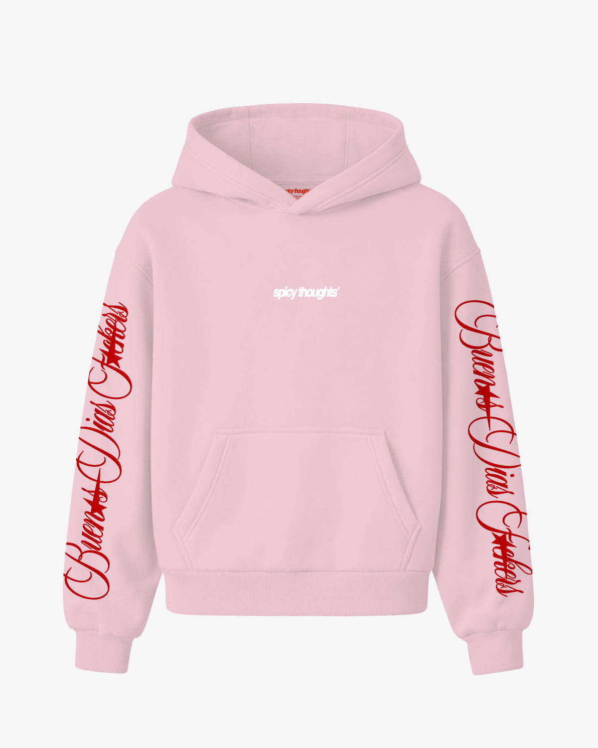 Oversized Hoodie - Buenos Dias Fuckers Sleeve
