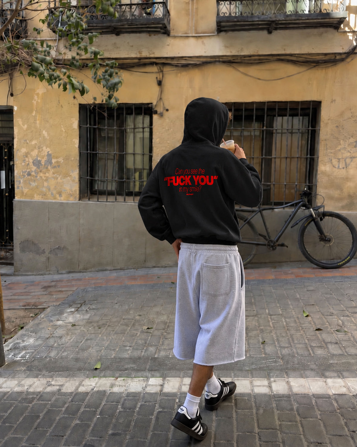 Oversized Hoodie - Can You See The Fuck You In My Smile