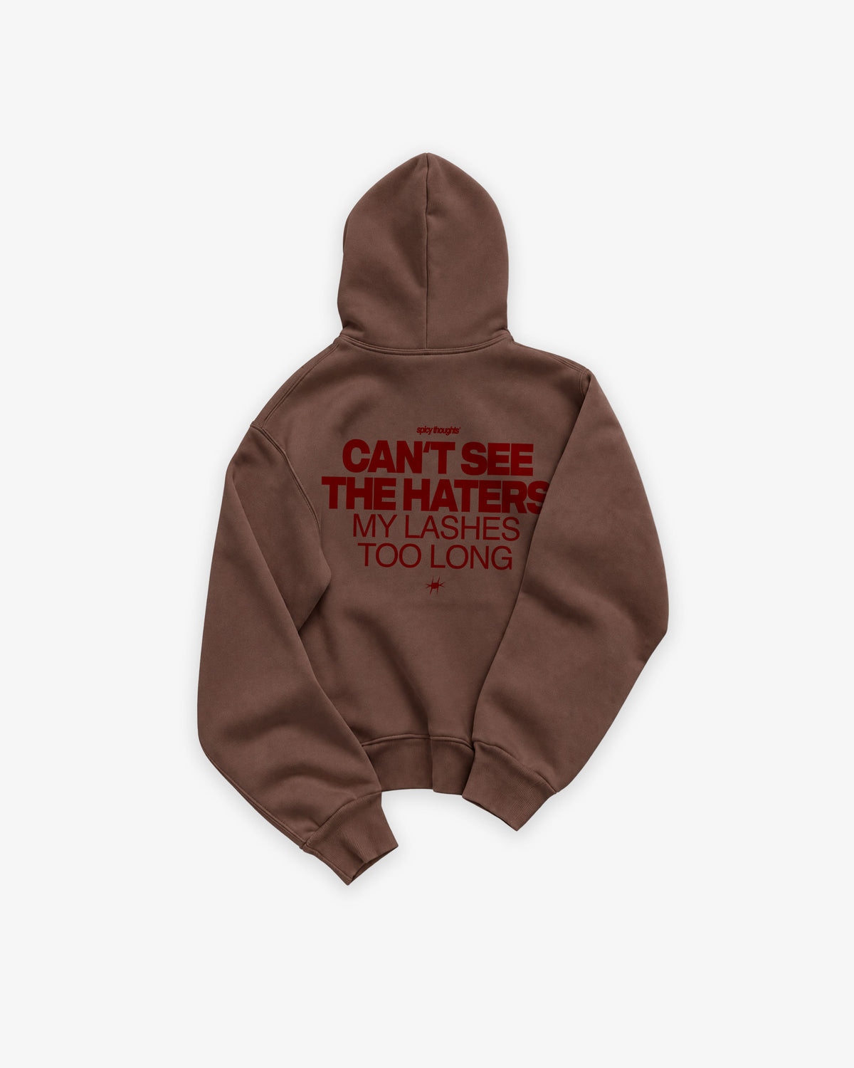 Oversized Hoodie - Can’t see the haters. My lashes too long.