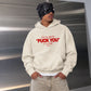 Oversized Hoodie - Can You See The Fuck You In My Smile Frontprint