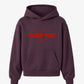 Oversized Hoodie - Can You See The Fuck You In My Smile Frontprint